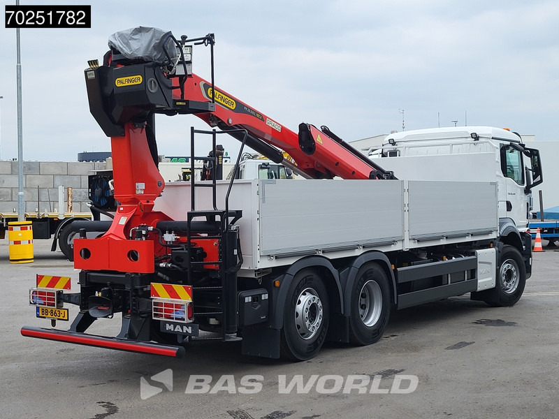 MAN TGS 26.440 6X2 NEW NL-Truck Palfinger PK 20.501 L TEC3 Kran Crane Baustoff Euro 6 - Camion plateau, Camion grue: photos 2 MAN TGS 26.440 6X2 NEW NL-Truck Palfinger PK 20.501 L TEC3 Kran Crane Baustoff Euro 6 - Camion plateau, Camion grue: photos 2