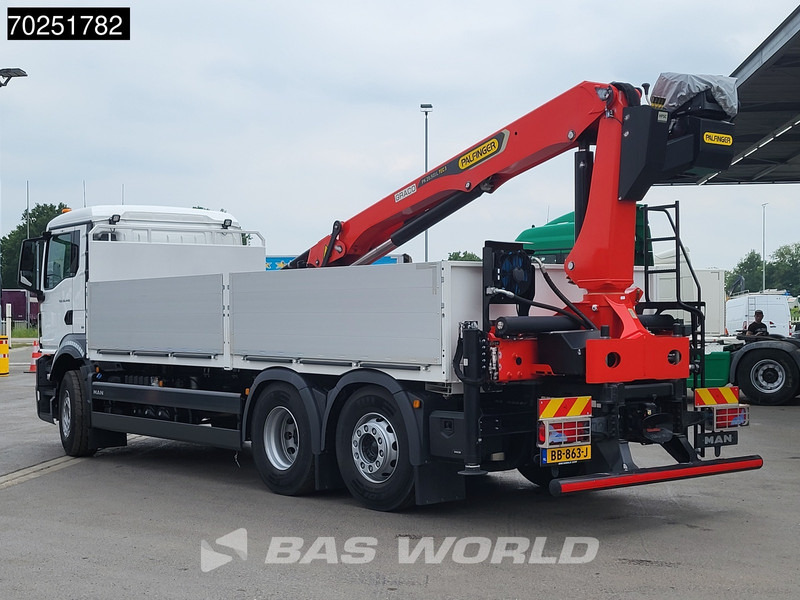 MAN TGS 26.440 6X2 NEW NL-Truck Palfinger PK 20.501 L TEC3 Kran Crane Baustoff Euro 6 - Camion plateau, Camion grue: photos 5 MAN TGS 26.440 6X2 NEW NL-Truck Palfinger PK 20.501 L TEC3 Kran Crane Baustoff Euro 6 - Camion plateau, Camion grue: photos 5