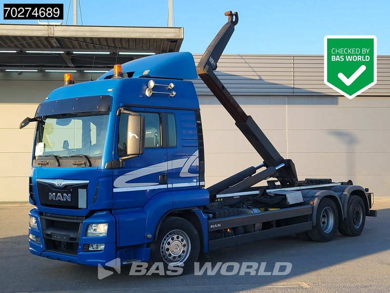MAN TGS 26.440 6X2 Retarder Euro 6 Navi Hydrauliek - Camion ampliroll: photos 1 MAN TGS 26.440 6X2 Retarder Euro 6 Navi Hydrauliek - Camion ampliroll: photos 1