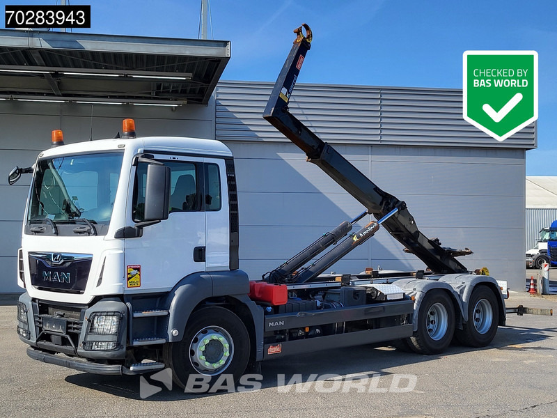 MAN TGS 28.460 6X2 20 Tonnes Marrel containersystem Automatic Liftachse Euro 6 - Camion ampliroll: photos 1 MAN TGS 28.460 6X2 20 Tonnes Marrel containersystem Automatic Liftachse Euro 6 - Camion ampliroll: photos 1