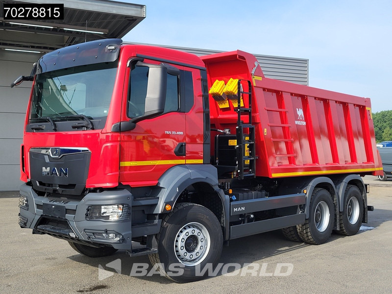 MAN TGS 33.400 6X4 NEW! 16m3 Wielton tipper Manual body heating Big-Axle Euro 5 - Camion benne: photos 5 MAN TGS 33.400 6X4 NEW! 16m3 Wielton tipper Manual body heating Big-Axle Euro 5 - Camion benne: photos 5