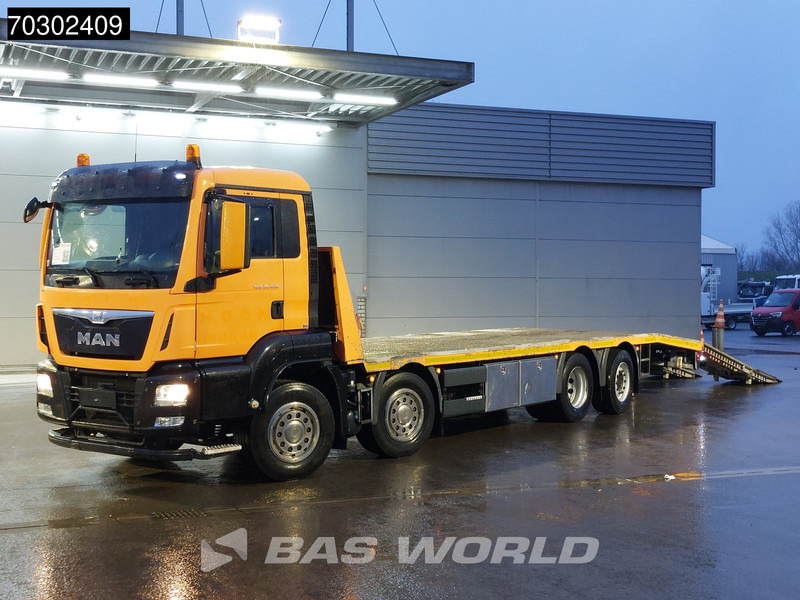 MAN TGS 35.400 8X2 Machine transporter Hydraulic Ramps Winch Lift+Steering Axle Euro 6 - Camion porte-voitures: photos 2 MAN TGS 35.400 8X2 Machine transporter Hydraulic Ramps Winch Lift+Steering Axle Euro 6 - Camion porte-voitures: photos 2