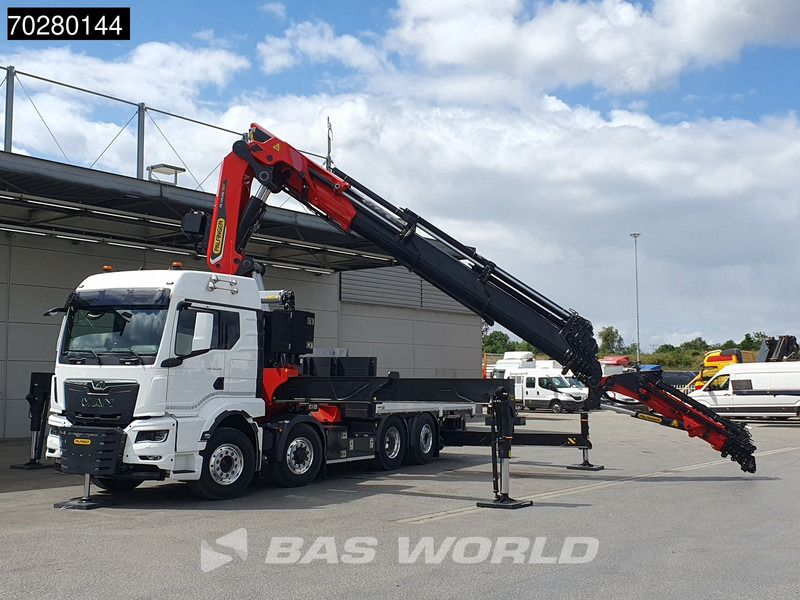 MAN TGS 35.520 8X4 Palfinger PK135.002 TEC 7 Kran Crane Hydrodrive Lift+steering axle Navi LED Euro 6 - Camion plateau, Camion grue: photos 5 MAN TGS 35.520 8X4 Palfinger PK135.002 TEC 7 Kran Crane Hydrodrive Lift+steering axle Navi LED Euro 6 - Camion plateau, Camion grue: photos 5