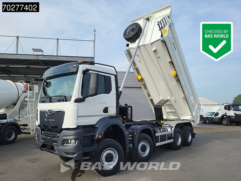 MAN TGS 41.480 8X8 NEW! 8x8 21m3 KH Kipper Steelsuspension Automatic Euro 6 - Camion benne: photos 1 MAN TGS 41.480 8X8 NEW! 8x8 21m3 KH Kipper Steelsuspension Automatic Euro 6 - Camion benne: photos 1