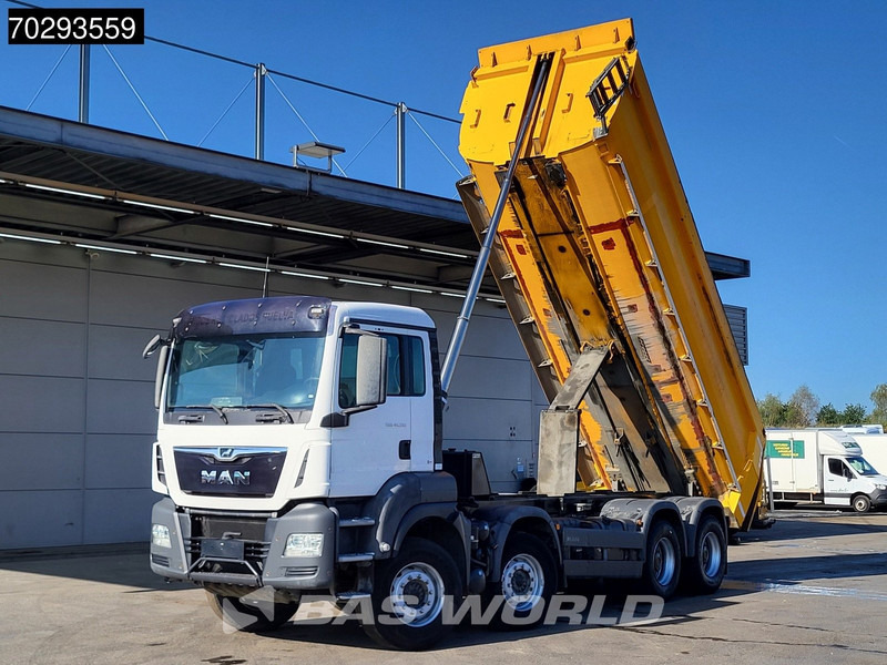 MAN TGS 41.510 8X4 19m3 Meiller tipper Steelsuspension Manual Big-Axle Euro 6 - Camion benne: photos 3 MAN TGS 41.510 8X4 19m3 Meiller tipper Steelsuspension Manual Big-Axle Euro 6 - Camion benne: photos 3