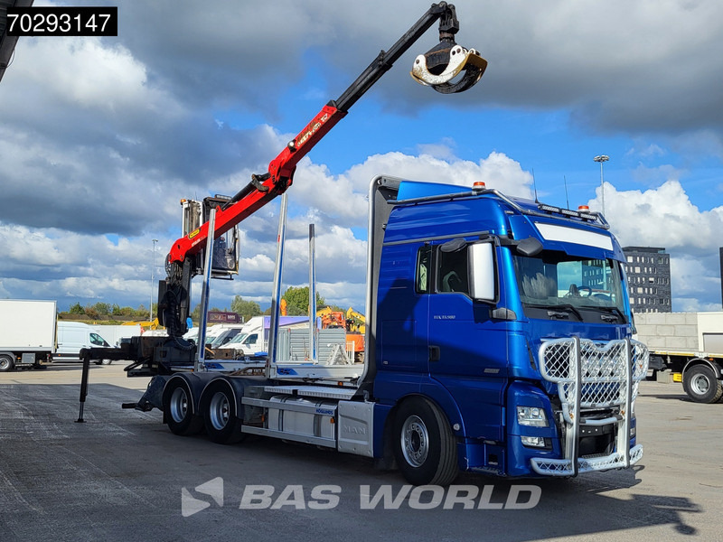 MAN TGX 33.580 TGX 6X4 Palfinger Epsilon Wood crane Holztransport Retarder Navi Xenon Euro 6 - Camion grumier, Camion grue: photos 3 MAN TGX 33.580 TGX 6X4 Palfinger Epsilon Wood crane Holztransport Retarder Navi Xenon Euro 6 - Camion grumier, Camion grue: photos 3
