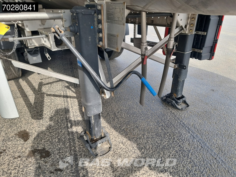 Semi-remorque citerne pour transport de la nourriture Magyar SR A1 Food - ADR / alcohol / 4 comp Inox steel: photos 12