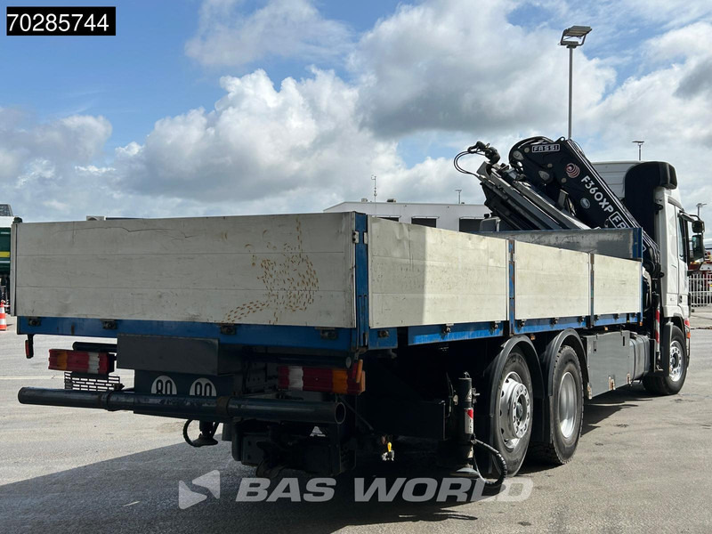 Camion plateau, Camion grue Mercedes-Benz Actros 2532 6X2 Fassi F330D3 Crane Kran Lift+steering Axle 3-Pedals Euro 3: photos 8