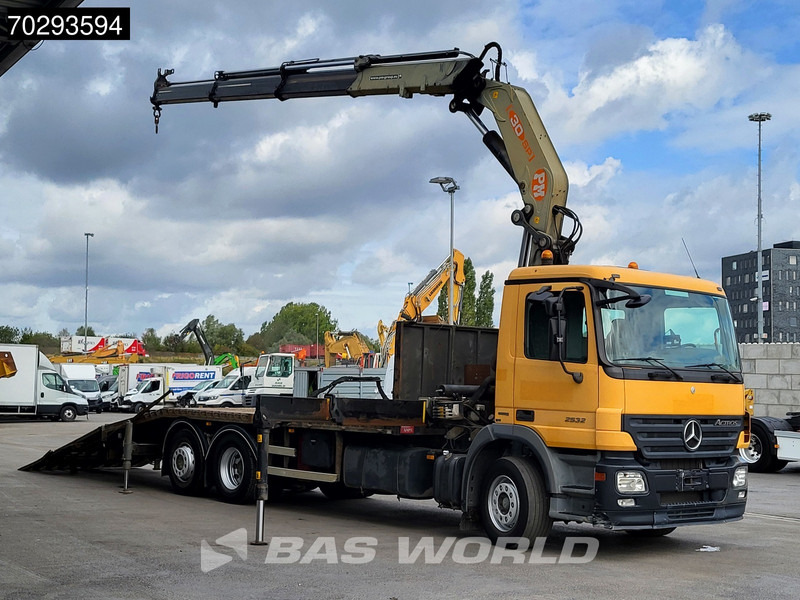 Mercedes-Benz Actros 2532 6X2 PM 30 T/M Crane Kran Remote Lift+Steering Axle 3-Pedals - Camion plateau, Camion grue: photos 3 Mercedes-Benz Actros 2532 6X2 PM 30 T/M Crane Kran Remote Lift+Steering Axle 3-Pedals - Camion plateau, Camion grue: photos 3