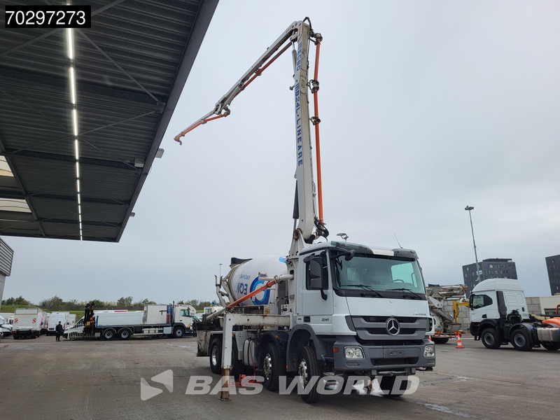 Mercedes-Benz Actros 3241 8X4 7m3 Mecbo Mixer Big-Axle Steelsuspension Pompe+Mixer Euro 5 - Camion pompe: photos 3 Mercedes-Benz Actros 3241 8X4 7m3 Mecbo Mixer Big-Axle Steelsuspension Pompe+Mixer Euro 5 - Camion pompe: photos 3