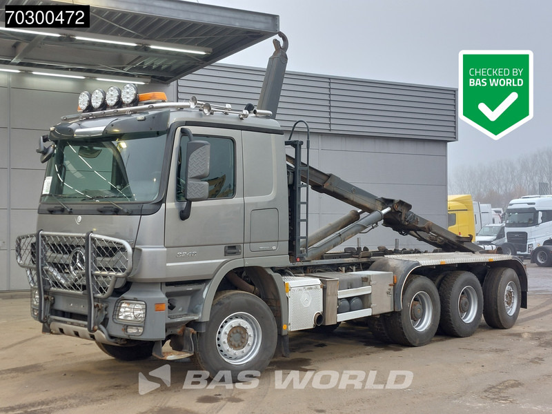 Mercedes-Benz Actros 3248 Actros 8X4 HIAB XR24SL59 Multilift Lift+steering Axle Big-Axle AUtomatic Euro 5 - Camion ampliroll: photos 1 Mercedes-Benz Actros 3248 Actros 8X4 HIAB XR24SL59 Multilift Lift+steering Axle Big-Axle AUtomatic Euro 5 - Camion ampliroll: photos 1
