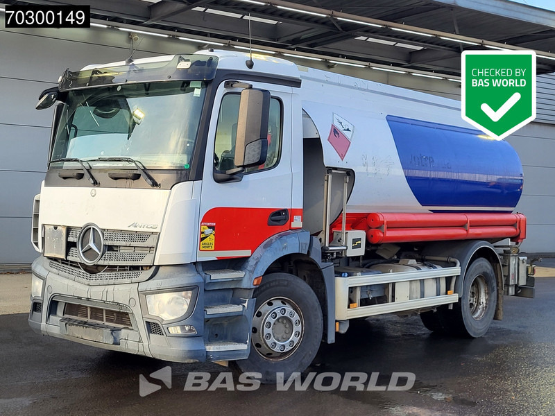Mercedes-Benz Antos 1824 4X2 13.500Liter Fuel tanker ADR Automatic Euro 6 - Camion citerne: photos 1 Mercedes-Benz Antos 1824 4X2 13.500Liter Fuel tanker ADR Automatic Euro 6 - Camion citerne: photos 1