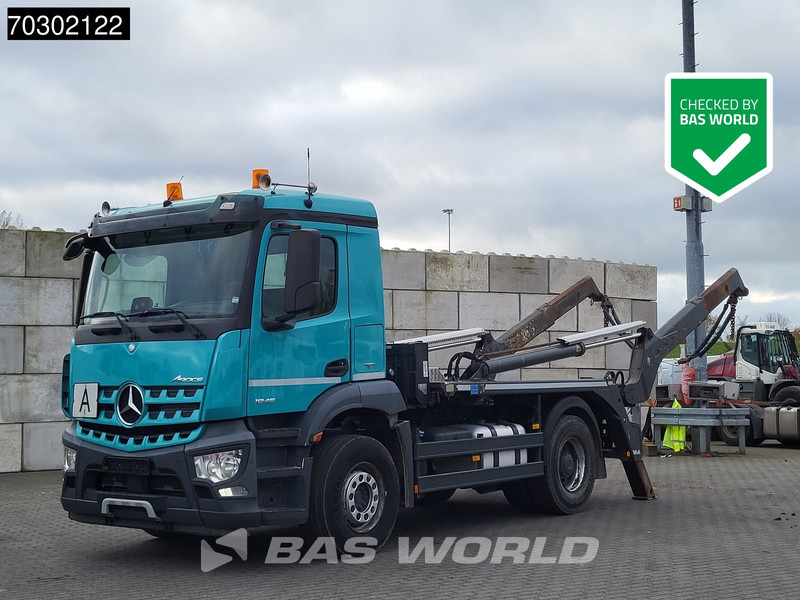 Mercedes-Benz Arocs 1846 4X2 13 tons Meiller skiploader Big-Axle Automatic Euro 6 - Camion multibenne: photos 1 Mercedes-Benz Arocs 1846 4X2 13 tons Meiller skiploader Big-Axle Automatic Euro 6 - Camion multibenne: photos 1