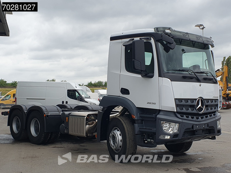 Mercedes-Benz Arocs 2636 6X4 NEW chassis Flywheel PTO Big-Axle Automatic Steelsuspension Euro 6 - Châssis cabine: photos 3 Mercedes-Benz Arocs 2636 6X4 NEW chassis Flywheel PTO Big-Axle Automatic Steelsuspension Euro 6 - Châssis cabine: photos 3