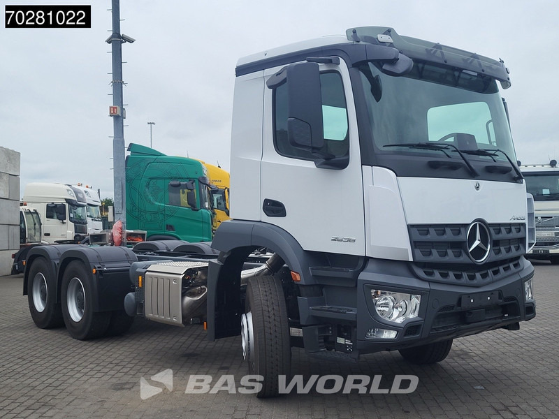 Mercedes-Benz Arocs 2636 6X4 NEW chassis Flywheel PTO Big-Axle Automatic Steelsuspension Euro 6 - Châssis cabine: photos 3 Mercedes-Benz Arocs 2636 6X4 NEW chassis Flywheel PTO Big-Axle Automatic Steelsuspension Euro 6 - Châssis cabine: photos 3
