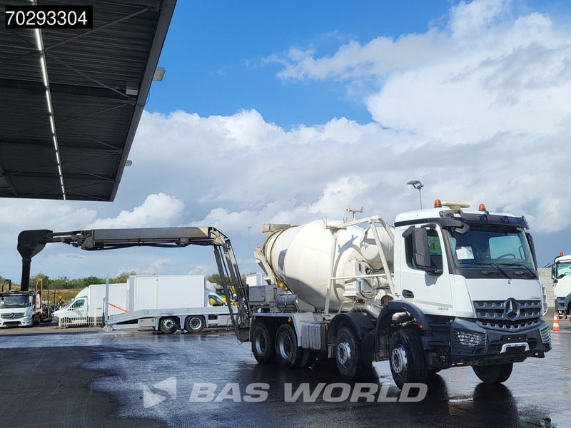 Camion malaxeur Mercedes-Benz Arocs 3243 8X4 7m3 Stetter Mixer Big-Axle Steelsuspension Euro 6: photos 12