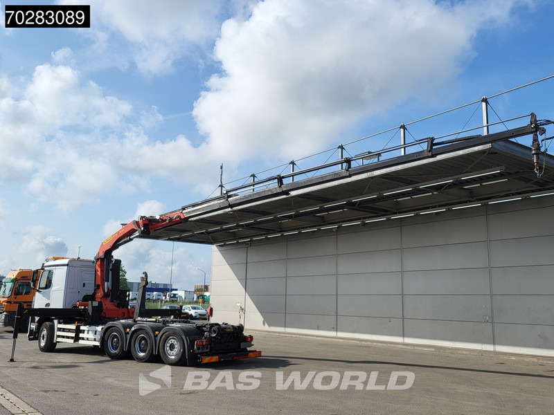 Mercedes-Benz Arocs 3245 Actros 8X4 Palfinger PK22002 EH Crane 17tons hooklift Big-Axle Lift+Lenkachse Navi Euro 6 - Camion ampliroll, Camion grue: photos 2 Mercedes-Benz Arocs 3245 Actros 8X4 Palfinger PK22002 EH Crane 17tons hooklift Big-Axle Lift+Lenkachse Navi Euro 6 - Camion ampliroll, Camion grue: photos 2