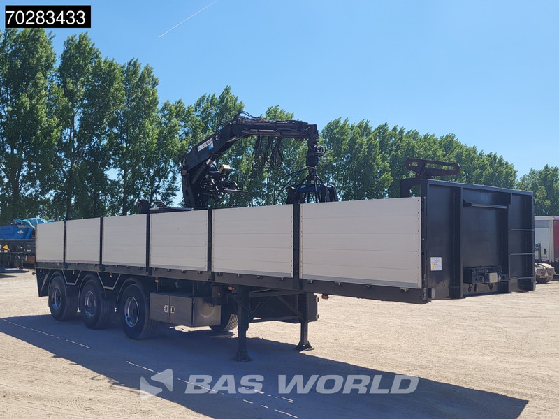 Pacton TPD347 TUV 02/26 2x Steering Axle Crane 16R - Semi-remorque plateau: photos 3 Pacton TPD347 TUV 02/26 2x Steering Axle Crane 16R - Semi-remorque plateau: photos 3