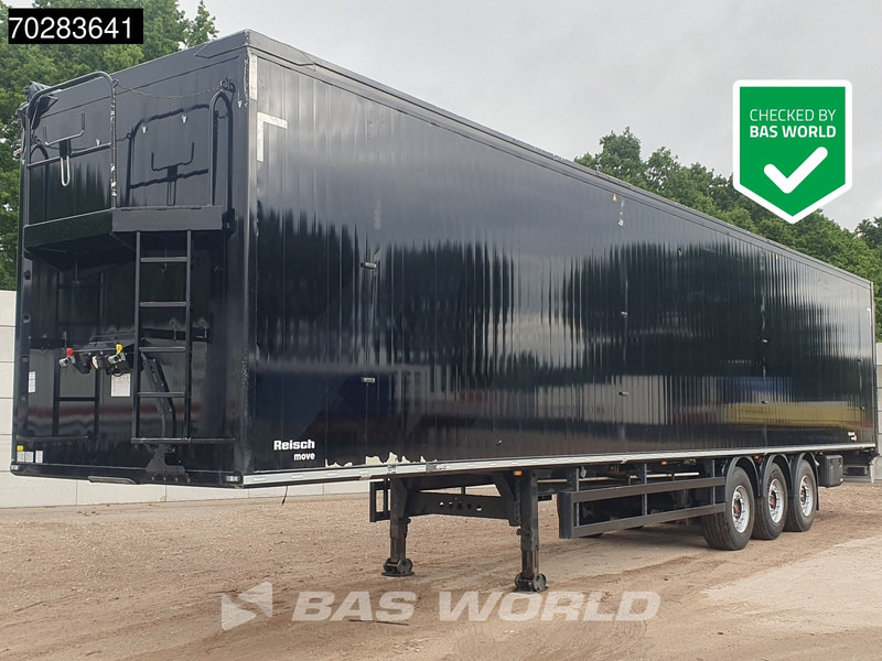 Reisch RSBS-3-15 3 axles LANG-LKW 10mm Lift Axle Very good condition - Semi-remorque à fond mouvant: photos 1 Reisch RSBS-3-15 3 axles LANG-LKW 10mm Lift Axle Very good condition - Semi-remorque à fond mouvant: photos 1