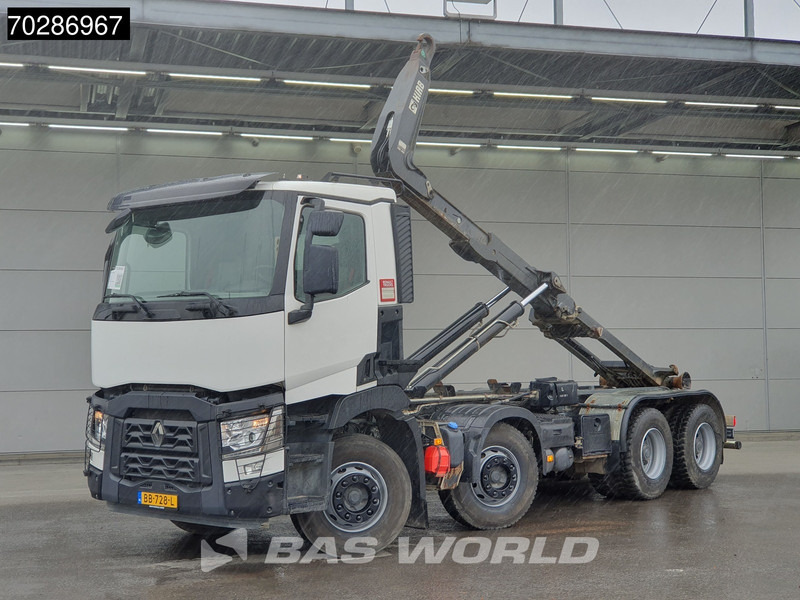 Renault C 430 8X4 NL-Truck Hiab XR21Z59-P-0-2A Hooklift Big-Axle Steelsuspension Euro 6 - Camion ampliroll: photos 3 Renault C 430 8X4 NL-Truck Hiab XR21Z59-P-0-2A Hooklift Big-Axle Steelsuspension Euro 6 - Camion ampliroll: photos 3