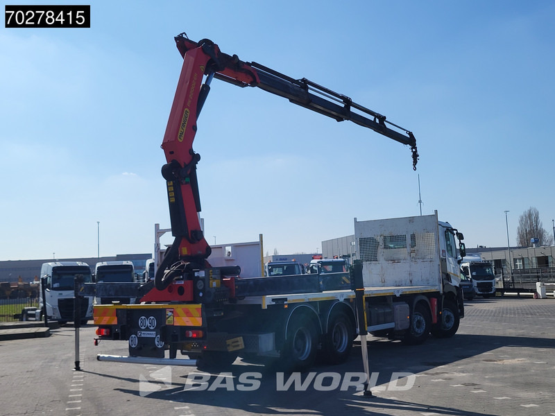 Camion plateau, Camion grue Renault C 430 8X4 Palfinger 22002 EH kran Crane Big-Axle steel suspension Euro 6: photos 9