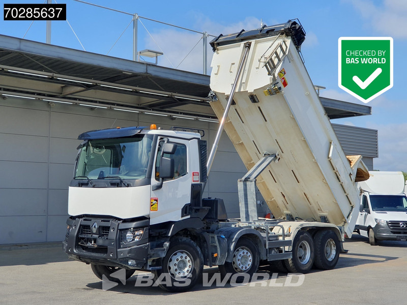 Renault C 460 8X4 15m3 Meiller Tipper Steelsuspension Automatic BigAxle Euro 6 - Camion benne: photos 1 Renault C 460 8X4 15m3 Meiller Tipper Steelsuspension Automatic BigAxle Euro 6 - Camion benne: photos 1