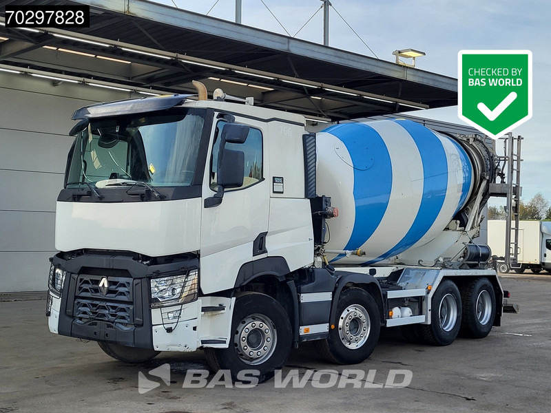 Renault C 520 C 8X4 9m3 CIFA mixer Steelsuspension automatic Euro 6 - Camion malaxeur: photos 1 Renault C 520 C 8X4 9m3 CIFA mixer Steelsuspension automatic Euro 6 - Camion malaxeur: photos 1