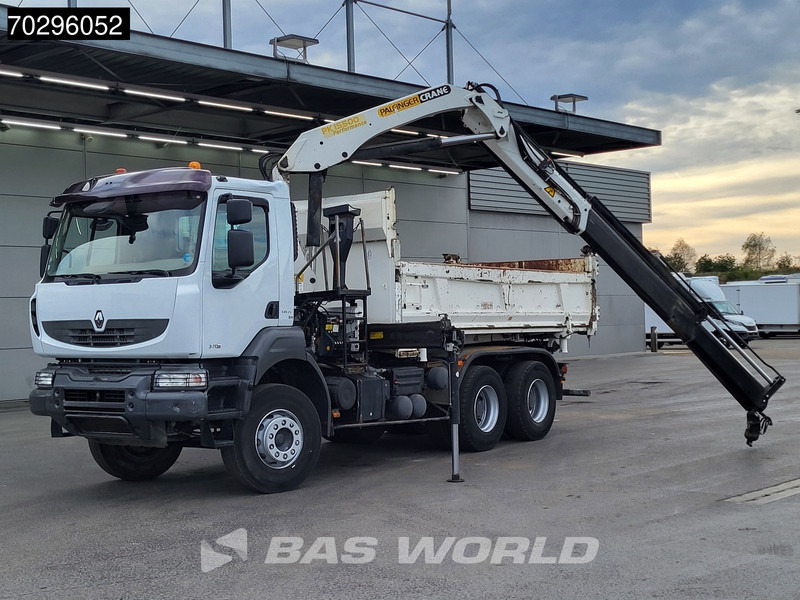 Renault Kerax 370 6X4 Palfinger PK15500 Crane Kran 2-side Tipper Retarder Manual Euro 4 - Camion benne, Camion grue: photos 3 Renault Kerax 370 6X4 Palfinger PK15500 Crane Kran 2-side Tipper Retarder Manual Euro 4 - Camion benne, Camion grue: photos 3