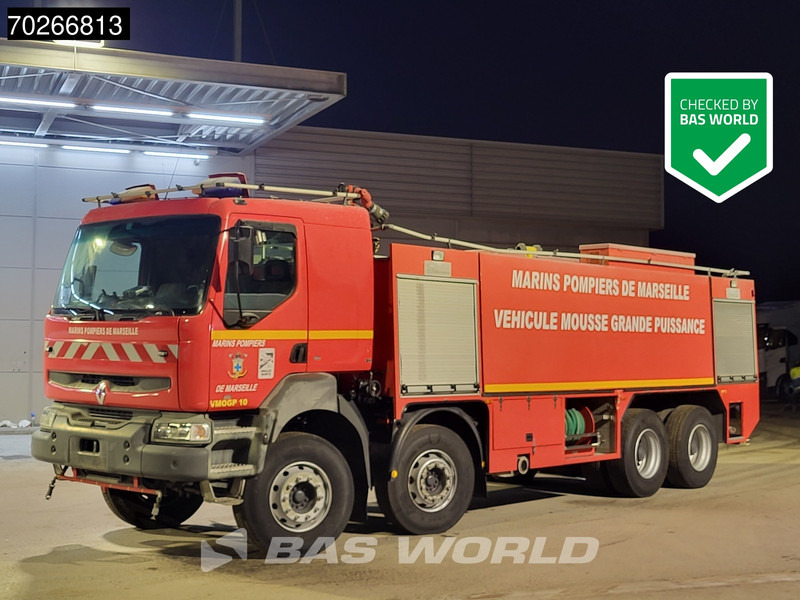 Renault Kerax 400 8X4 Feuerwehr Telma 12000L Manual Steelsuspension Euro 2 - Camion de pompier: photos 1 Renault Kerax 400 8X4 Feuerwehr Telma 12000L Manual Steelsuspension Euro 2 - Camion de pompier: photos 1
