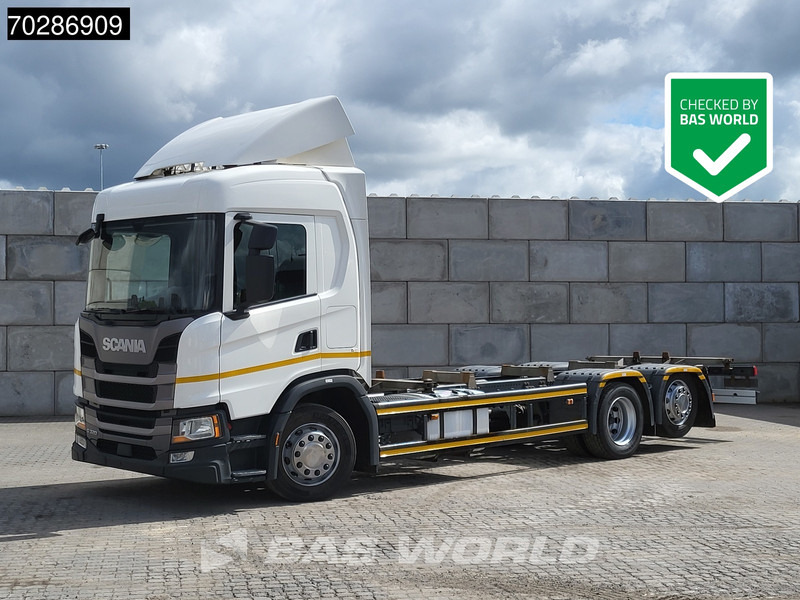 Scania G320 6X2 BDF Lift Axle Automatic Euro 6 - Camion porte-conteneur/ Caisse mobile: photos 1 Scania G320 6X2 BDF Lift Axle Automatic Euro 6 - Camion porte-conteneur/ Caisse mobile: photos 1