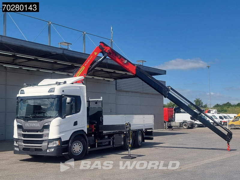 Scania G410 6X2 Palfinger PK24.001 SLD 5 Kran Crane Retarder Lift+Lenkachse Euro 6 - Camion plateau, Camion grue: photos 5 Scania G410 6X2 Palfinger PK24.001 SLD 5 Kran Crane Retarder Lift+Lenkachse Euro 6 - Camion plateau, Camion grue: photos 5