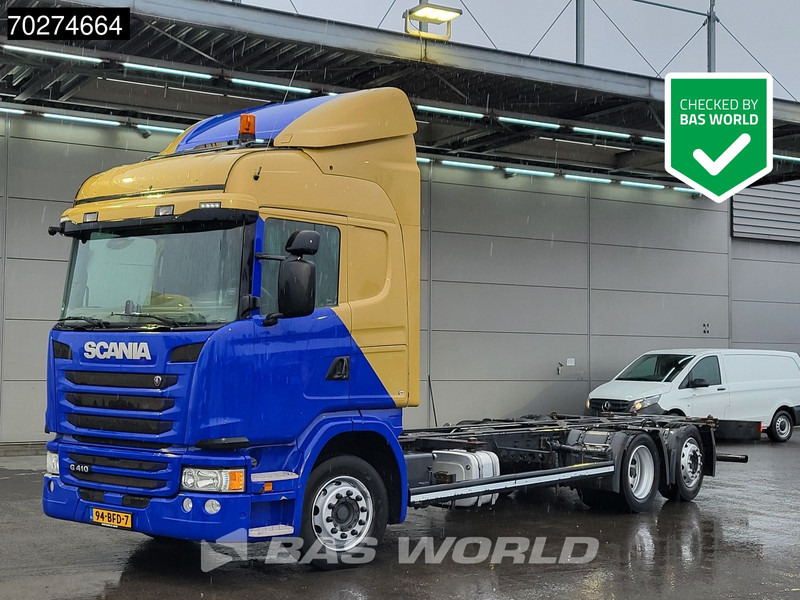 Scania G410 G 6X2 NL-Truck 20ft BDF Retarder Hydraulic Automatic ACC Euro 6 - Camion porte-conteneur/ Caisse mobile: photos 1 Scania G410 G 6X2 NL-Truck 20ft BDF Retarder Hydraulic Automatic ACC Euro 6 - Camion porte-conteneur/ Caisse mobile: photos 1
