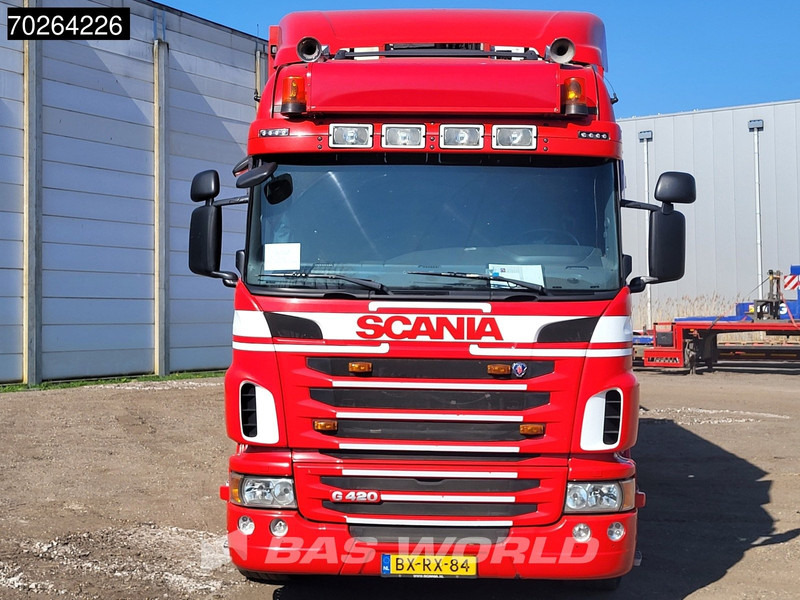 Scania G420 6X2 Van Dijk Cattle transport Liftable floor Lift-Asche Euro 5 - Camion fourgon: photos 5 Scania G420 6X2 Van Dijk Cattle transport Liftable floor Lift-Asche Euro 5 - Camion fourgon: photos 5
