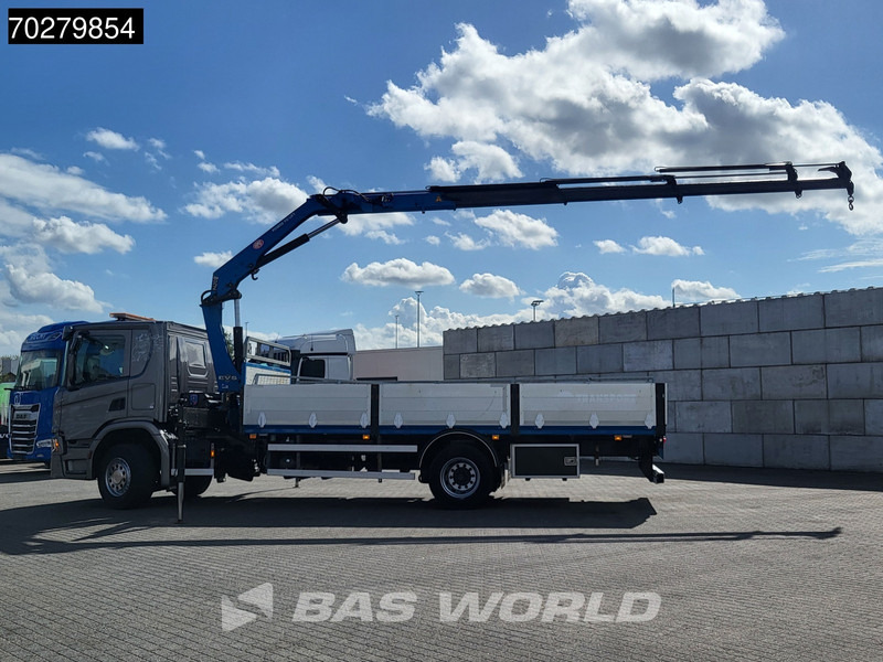 Scania P280 4X2 HMF 1420K-RC Kran Crane Automatic Euro 6 - Camion plateau, Camion grue: photos 2 Scania P280 4X2 HMF 1420K-RC Kran Crane Automatic Euro 6 - Camion plateau, Camion grue: photos 2