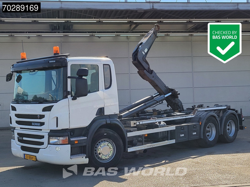 Scania P360 6X2 NL-Truck Hiab XR21Z61 Hooklift Liftaxle Automatic Euro 5 - Camion ampliroll: photos 1 Scania P360 6X2 NL-Truck Hiab XR21Z61 Hooklift Liftaxle Automatic Euro 5 - Camion ampliroll: photos 1