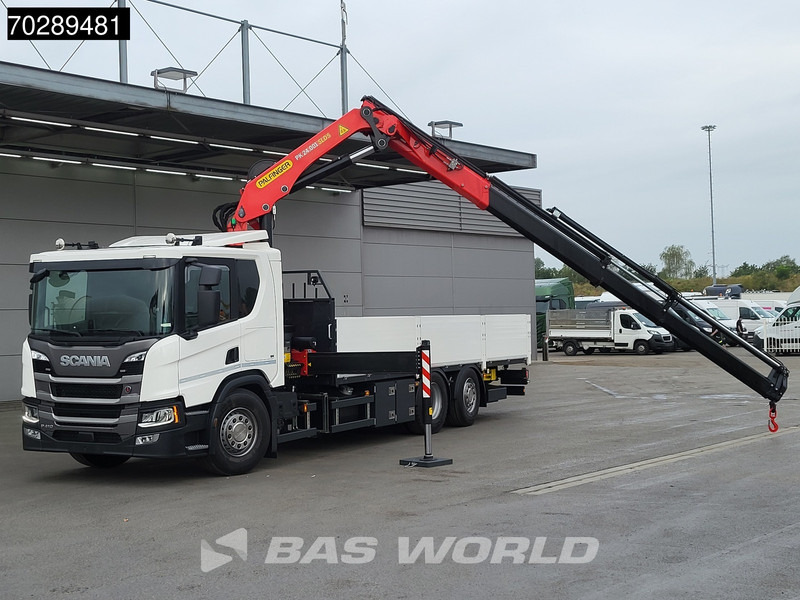 Scania P410 6X2 - Camion plateau, Camion grue: photos 3 Scania P410 6X2 - Camion plateau, Camion grue: photos 3