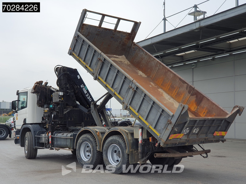 Scania P94 6X4 Hiab 330-4 Kran Crane 9m3 tipper Manual Steelsuspension Euro 3 - Camion benne, Camion grue: photos 3 Scania P94 6X4 Hiab 330-4 Kran Crane 9m3 tipper Manual Steelsuspension Euro 3 - Camion benne, Camion grue: photos 3
