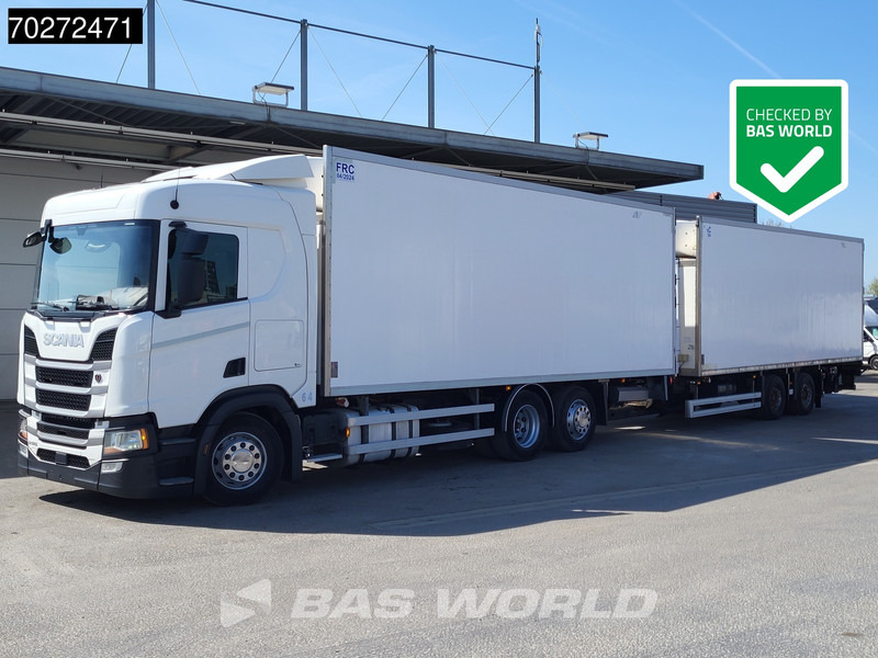 Scania R410 6X2 Carrier Supra 1250 Mt Retarder Ladebordwand ACC Euro 6 - Camion frigorifique: photos 1 Scania R410 6X2 Carrier Supra 1250 Mt Retarder Ladebordwand ACC Euro 6 - Camion frigorifique: photos 1