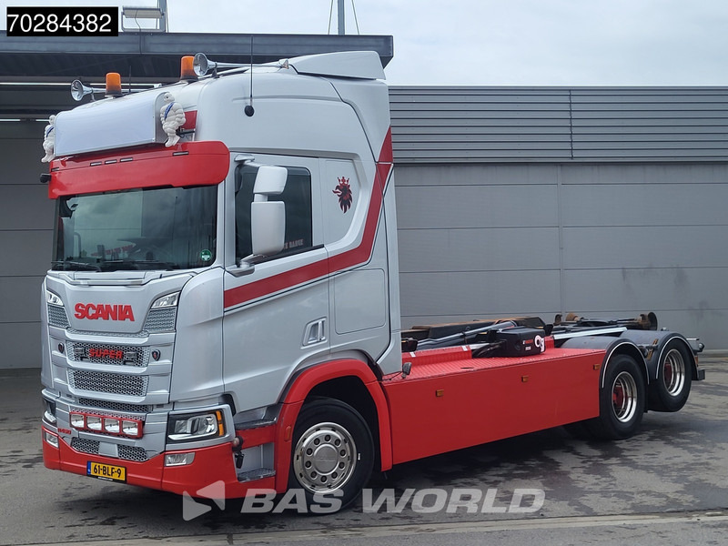 Scania R450 R 6X2 NL-Truck 26t Haak Retarder Liftas Navi Euro 6 - Camion ampliroll: photos 3 Scania R450 R 6X2 NL-Truck 26t Haak Retarder Liftas Navi Euro 6 - Camion ampliroll: photos 3