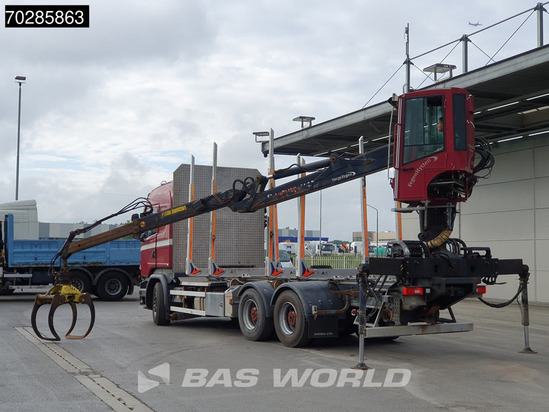 Camion grumier, Camion grue Scania R730 R 6X4 HIAB F108S 79 Crane Retarder Xenon BigAxle Loglift Automatic ACC Euro 6: photos 6 Camion grumier, Camion grue Scania R730 R 6X4 HIAB F108S 79 Crane Retarder Xenon BigAxle Loglift Automatic ACC Euro 6: photos 6