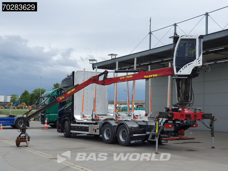 Camion grumier, Camion grue Scania S650 S 6X4 Tajfun LIV100K Kran Holztransport Retarder 3-Pedals Euro 6: photos 5 Camion grumier, Camion grue Scania S650 S 6X4 Tajfun LIV100K Kran Holztransport Retarder 3-Pedals Euro 6: photos 5