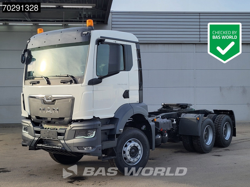 MAN TGS 33.400 6X4 NEW! Full-Steel Big-Axle Drumbrakes LED Euro 2 - Tracteur routier: photos 1 MAN TGS 33.400 6X4 NEW! Full-Steel Big-Axle Drumbrakes LED Euro 2 - Tracteur routier: photos 1