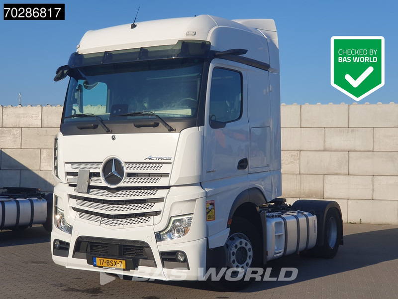 Mercedes-Benz Actros 1845 4X2 NL-Truck 2xTanks MirrorCam Navi Xenon Euro 6 - Tracteur routier: photos 1 Mercedes-Benz Actros 1845 4X2 NL-Truck 2xTanks MirrorCam Navi Xenon Euro 6 - Tracteur routier: photos 1
