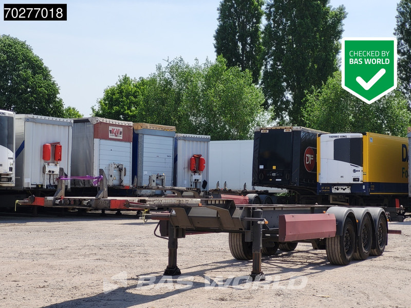 Van Hool 3 axles - Semi-remorque porte-conteneur/ Caisse mobile: photos 1 Van Hool 3 axles - Semi-remorque porte-conteneur/ Caisse mobile: photos 1