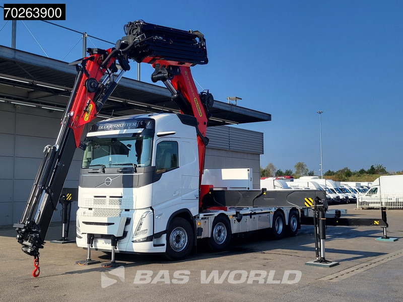 Volvo FH 500 8X2 Palfinger PK110002 SH Crane + Fly-Jib Winch VEB+ Euro 6 - Camion plateau, Camion grue: photos 5 Volvo FH 500 8X2 Palfinger PK110002 SH Crane + Fly-Jib Winch VEB+ Euro 6 - Camion plateau, Camion grue: photos 5