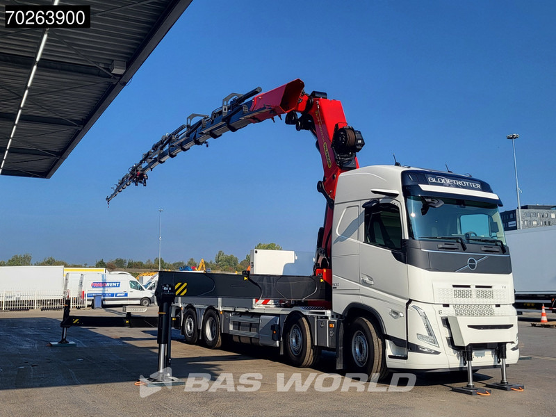 Volvo FH 500 8X2 Palfinger PK110002 SH Crane + Fly-Jib Winch VEB+ Euro 6 - Camion plateau, Camion grue: photos 3 Volvo FH 500 8X2 Palfinger PK110002 SH Crane + Fly-Jib Winch VEB+ Euro 6 - Camion plateau, Camion grue: photos 3