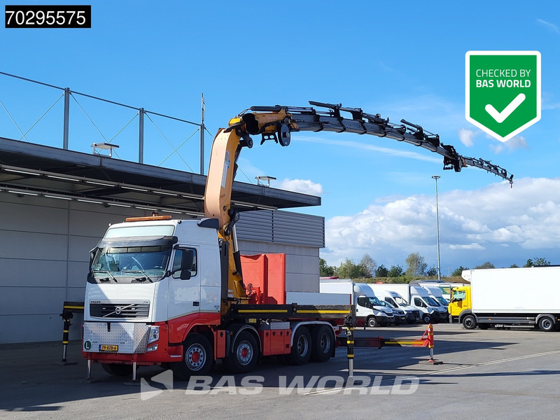 Volvo FH 500 8X4 NL-Truck EFFER 850/8S Kran Crane + 6S Fly-Jib Automatic EEV - Camion plateau, Camion grue: photos 1 Volvo FH 500 8X4 NL-Truck EFFER 850/8S Kran Crane + 6S Fly-Jib Automatic EEV - Camion plateau, Camion grue: photos 1