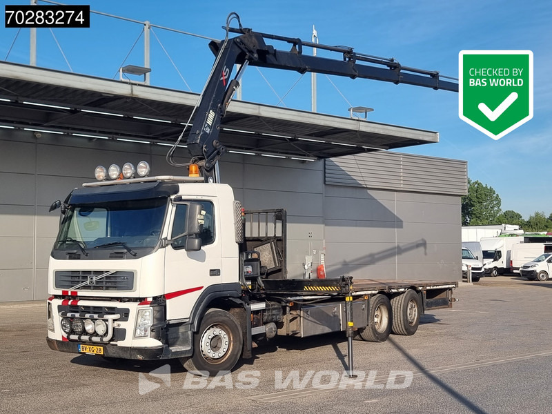 Volvo FM 300 6X2 NL-Truck Hiab 144 E-5 Hiduo Kran Crane Lift+Lenkachse Euro 5 - Camion plateau, Camion grue: photos 1 Volvo FM 300 6X2 NL-Truck Hiab 144 E-5 Hiduo Kran Crane Lift+Lenkachse Euro 5 - Camion plateau, Camion grue: photos 1