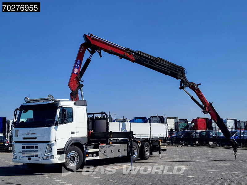 Volvo FM 450 6X2 HMF3220 K5 + Jib K5 Crane Kran Lift-Steering Axle VEB+ Automatic - Camion plateau, Camion grue: photos 5 Volvo FM 450 6X2 HMF3220 K5 + Jib K5 Crane Kran Lift-Steering Axle VEB+ Automatic - Camion plateau, Camion grue: photos 5