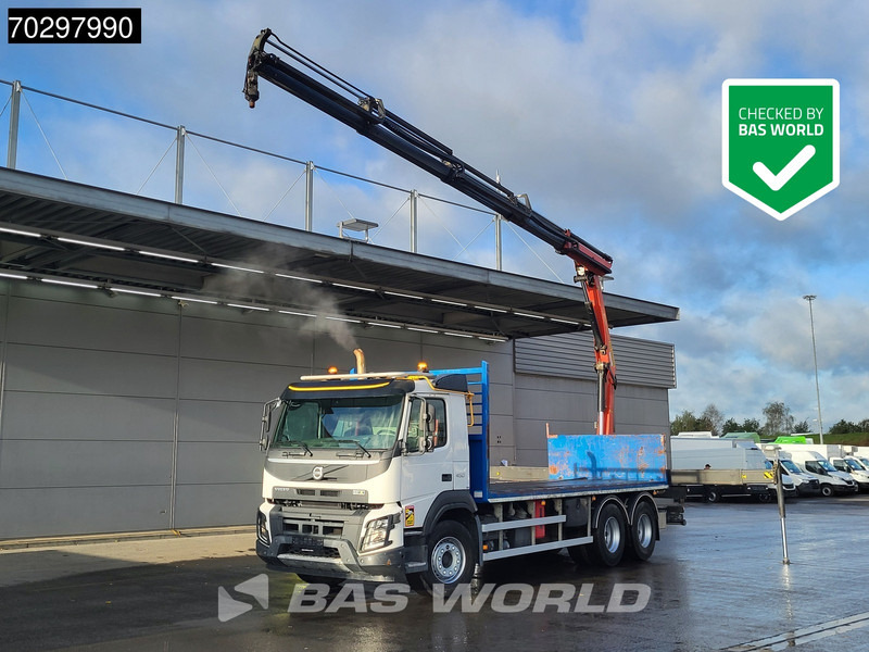 Volvo FMX 450 FMX 6X4 Palfinger PK18002 EH Crane Manual Euro 6 - Camion plateau, Camion grue: photos 1 Volvo FMX 450 FMX 6X4 Palfinger PK18002 EH Crane Manual Euro 6 - Camion plateau, Camion grue: photos 1